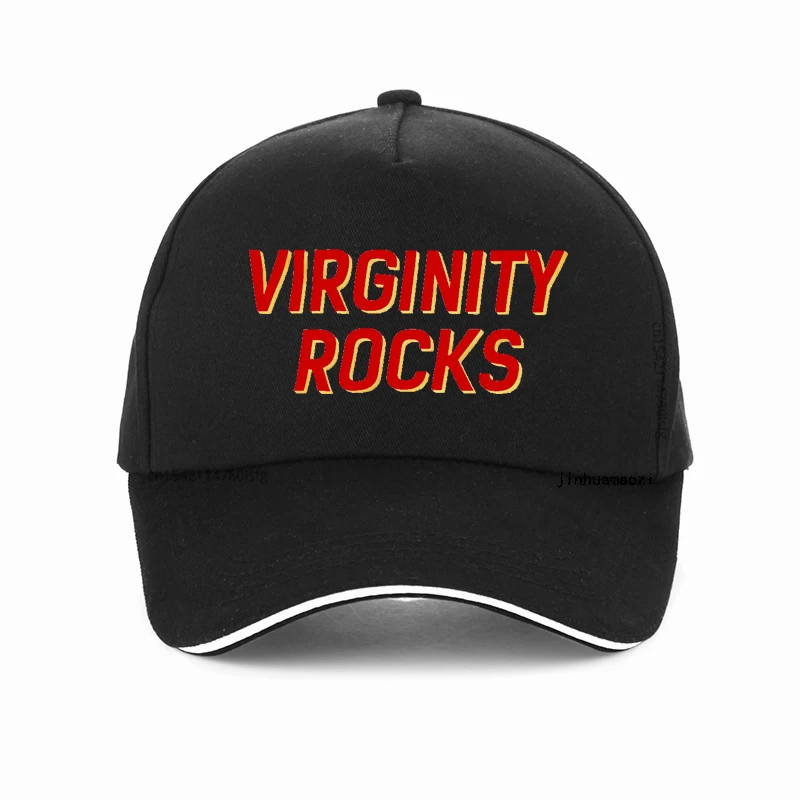 

Men Funny hat for Women Fashion Golf Cap Virginity Rocks Unisex Adjustable Baseball Caps Summer Snapback hats gorras