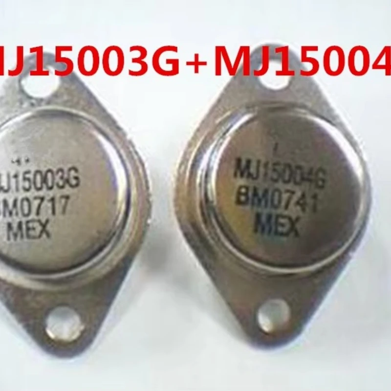

4pcs/lot=2PAIR MJ15003G MJ15004G MJ15003 MJ15004 TO-3 High power audio power amplifier transistor