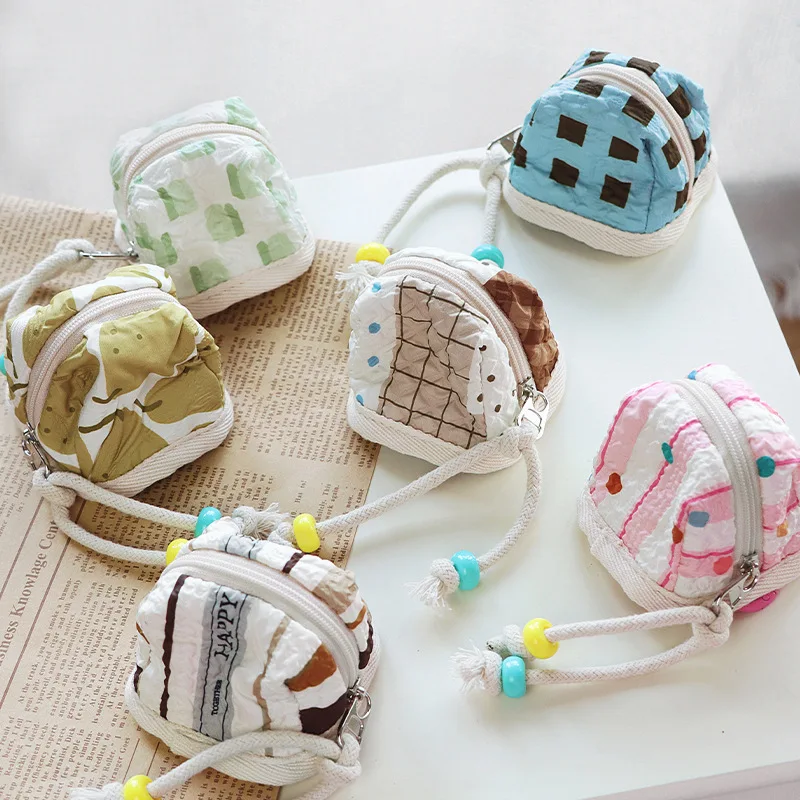 

Cute Mini Earphone Case Soft Flip Cover Protective Shell Carrying Pouch Portable Storage Bag for Bluetooth Earphones Coin Purse
