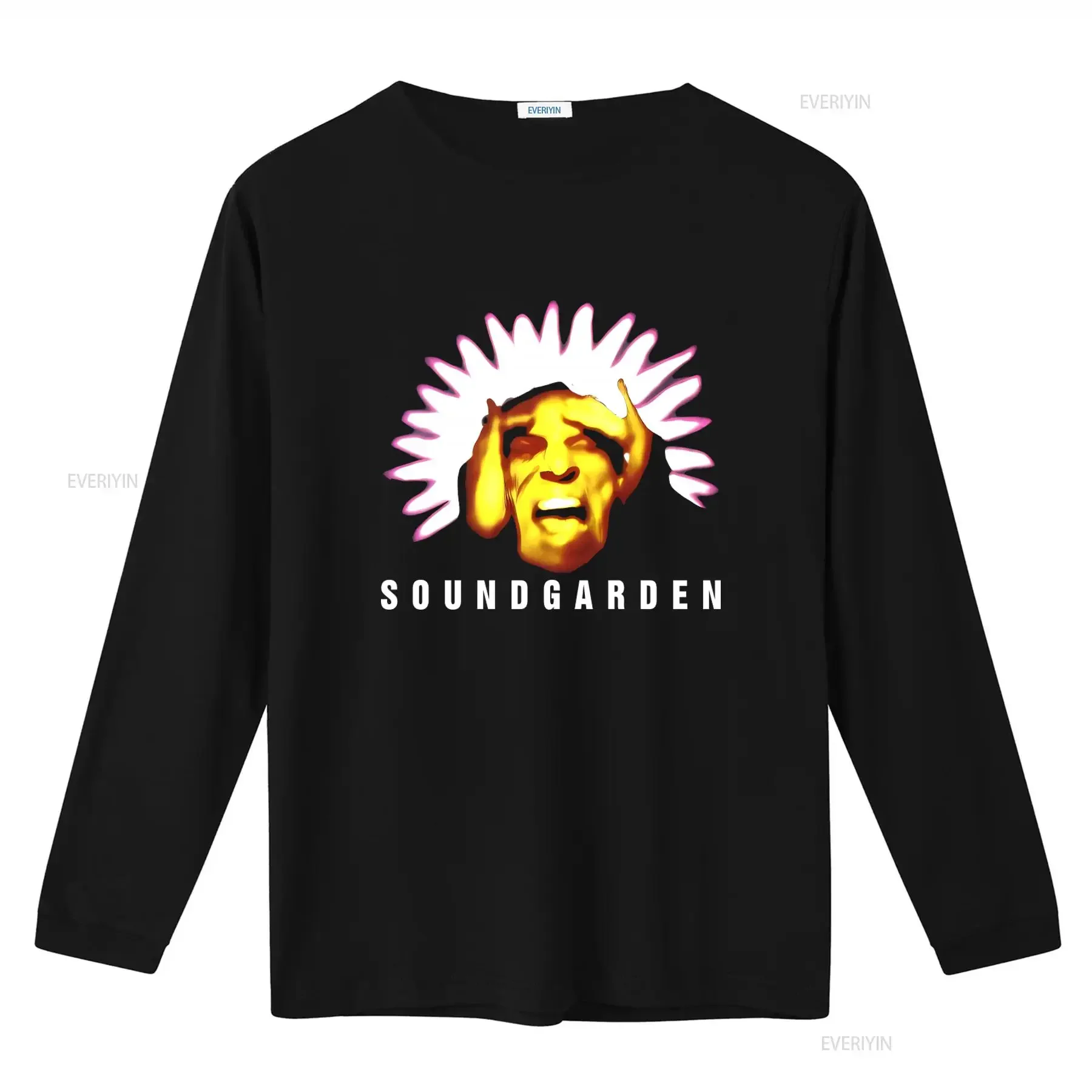 Soundgarden Black Hole Sun Tour 1994 T Shirt Superunknown Design vintage Washed graphic Unisex designer clothes homme Stretched