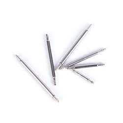 20pcs Watch Band Full Stainless Steel Spring Pins 16mm 18mm 20mm 22mm Release Spring Bars Strap Replacement Straight Pin