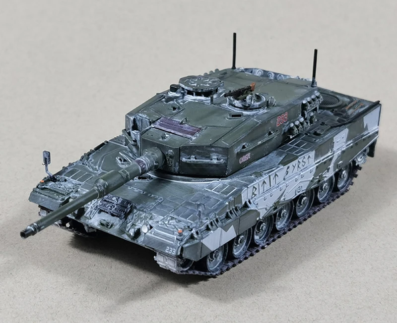 大人のためのメインバトルタンク,軍事戦闘タイプ,クラシックギフト,PVCプラスチック,スケール1:72,12226pf,ヒョウ2a4