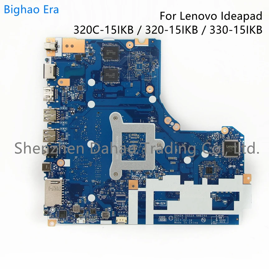 DG42A DG52A NMB244 NM-B244 For Lenovo 320C-15IKB 330-15IKB Laptop Motherboard With i3 i7 i5-7200U CPU R5 M530 2GB-GPU 4GB-RAM