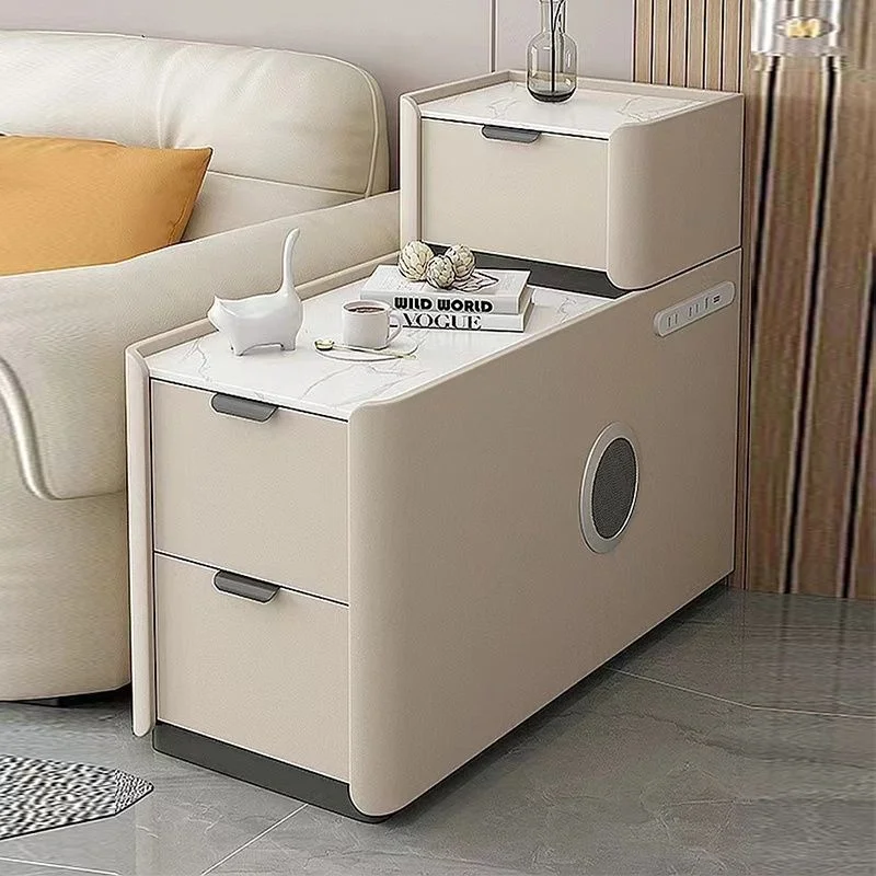

*9Nightstands Wooden Lighted Smart room Luxury Wood Large