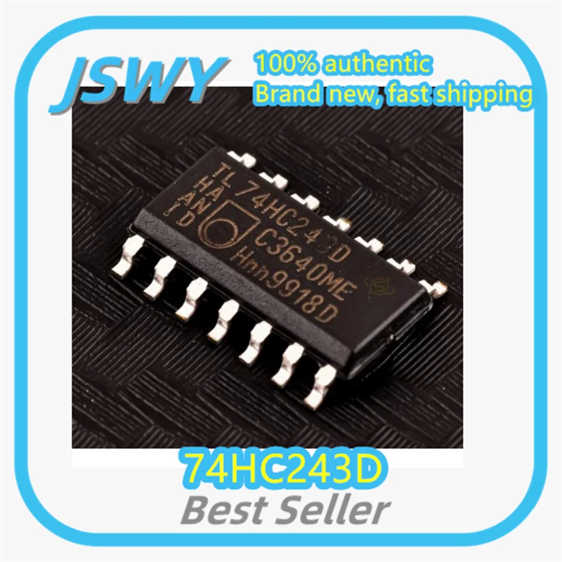 

(5/50 pcs) 74HC243D 74HC243 SOP14 Electronic Component Integrated Circuit IC Chip Genuine Fast Shipping