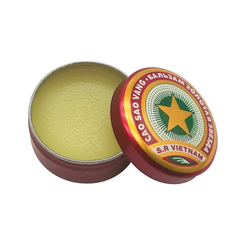 3-20Pcs Original Vietnam Golden Star Mint Cooling Oil Tiger Balm Treat Headache Dizziness Cream Mosquito Bites Anti-Itch Plaster