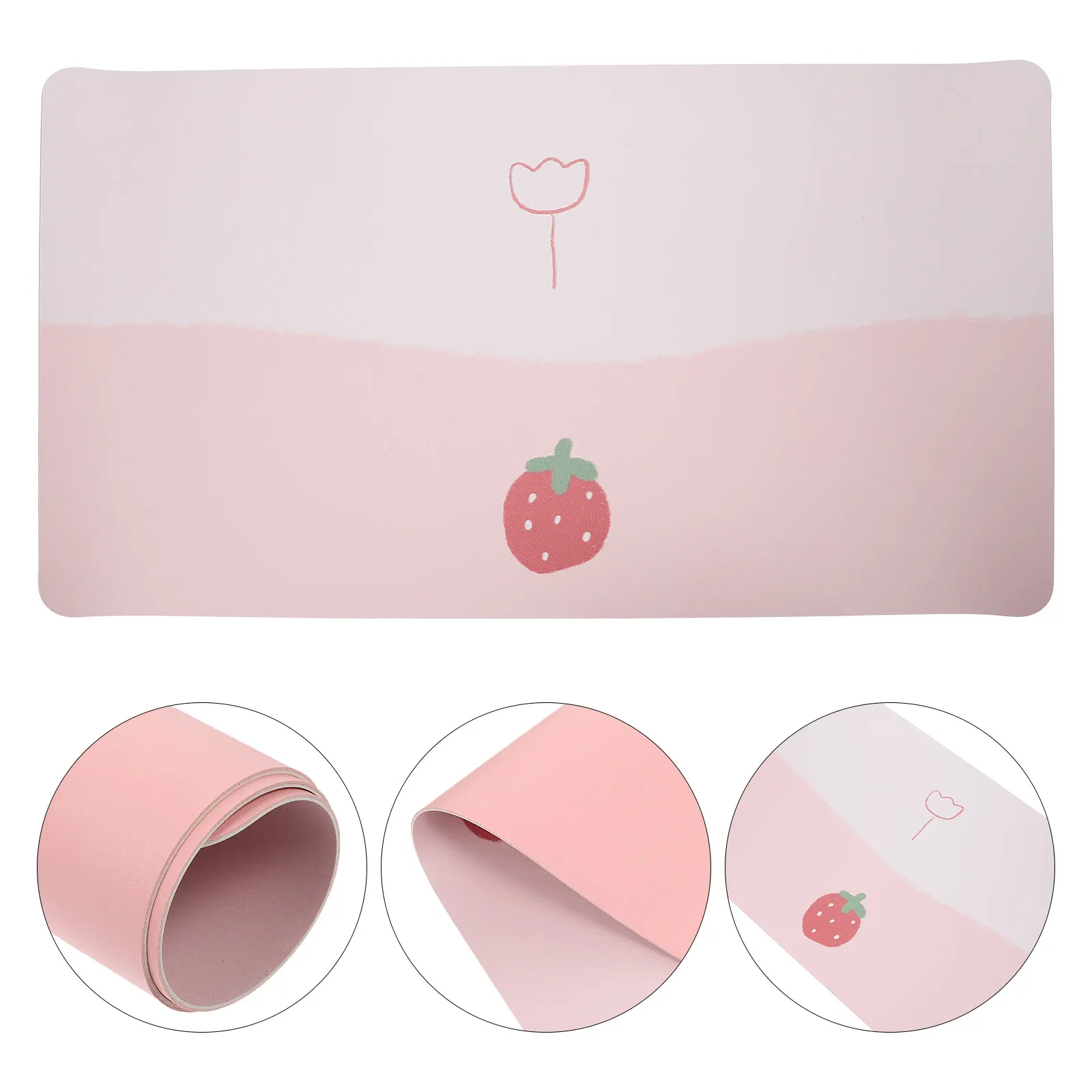 

Mouse Keyboard Desk Mat Table Computer Gaming Pad Anti-skid Stylish Cushion Office