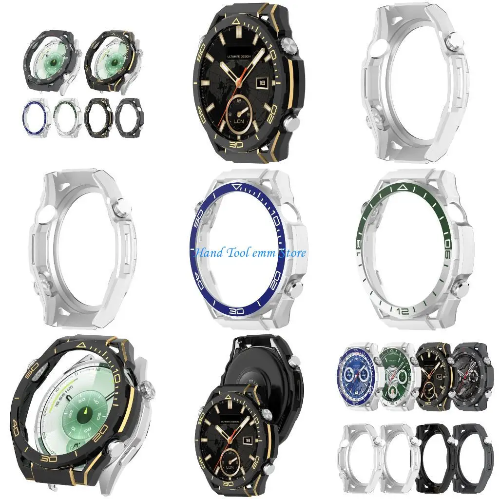 

H37F Case Screen Protector, All-Around PC Cover Watch Screen Protective Case for Watch GT6 46mm
