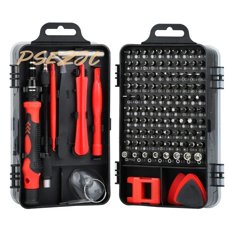 115 in One Clock Mobile Phone Disassembly and Maintenance Screwdriver Tool Multi-purpose Carbon Steel Screwdriver Set