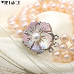 Charming 7-8mm Natural Freshwater Pearl Bracelet For Women In Charm Bracelets Girls Birthday Gift Party Clothing Collocation