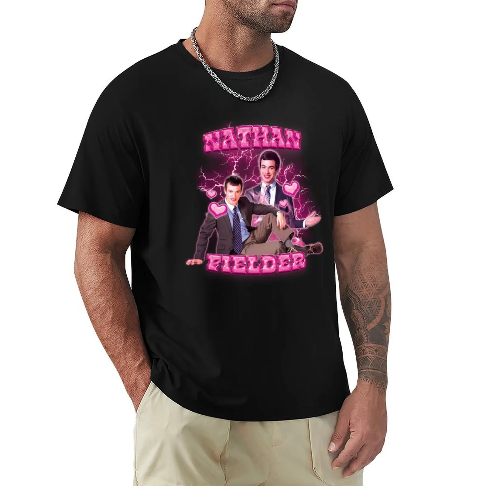 Nathan Fielder Nathan For You 90s Vintage Bootleg Sx T-Shirt t shirts for man pack cotton T-Shirt