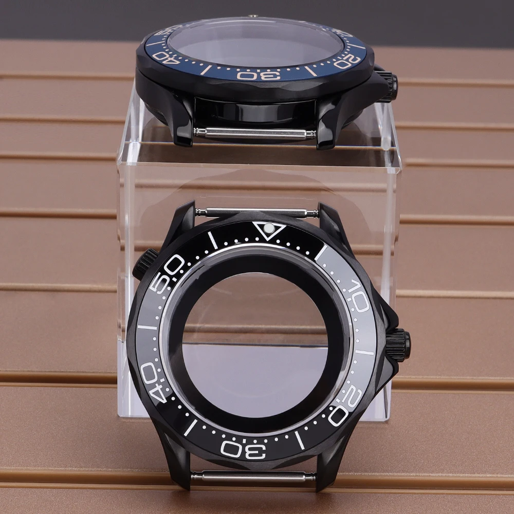 

Корпус для часов NH35, 41 мм, черный, с сапфировым стеклом, для модификации Seamaster 300, под механизмы NH35, NH36, NH72, циферблат 31 мм, запчасти для ремонта Seahorse