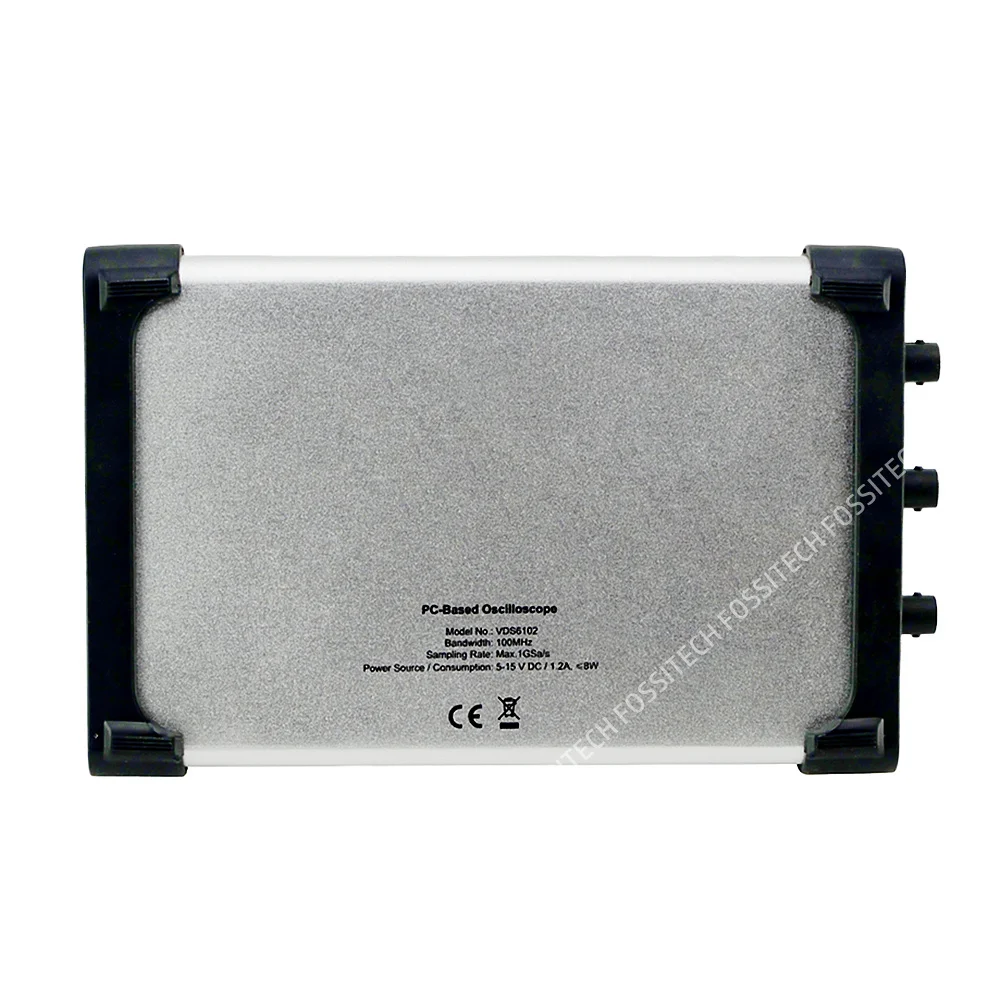 Imagem -05 - Owon pc Osciloscópio Virtual 2ch Escopo Mais 1ch fg 8-bits Vds6102 14-bits Vds6102a 100mhz 1gsa s 5mhz Gerador de Sinal Usb Tipo-c Lan