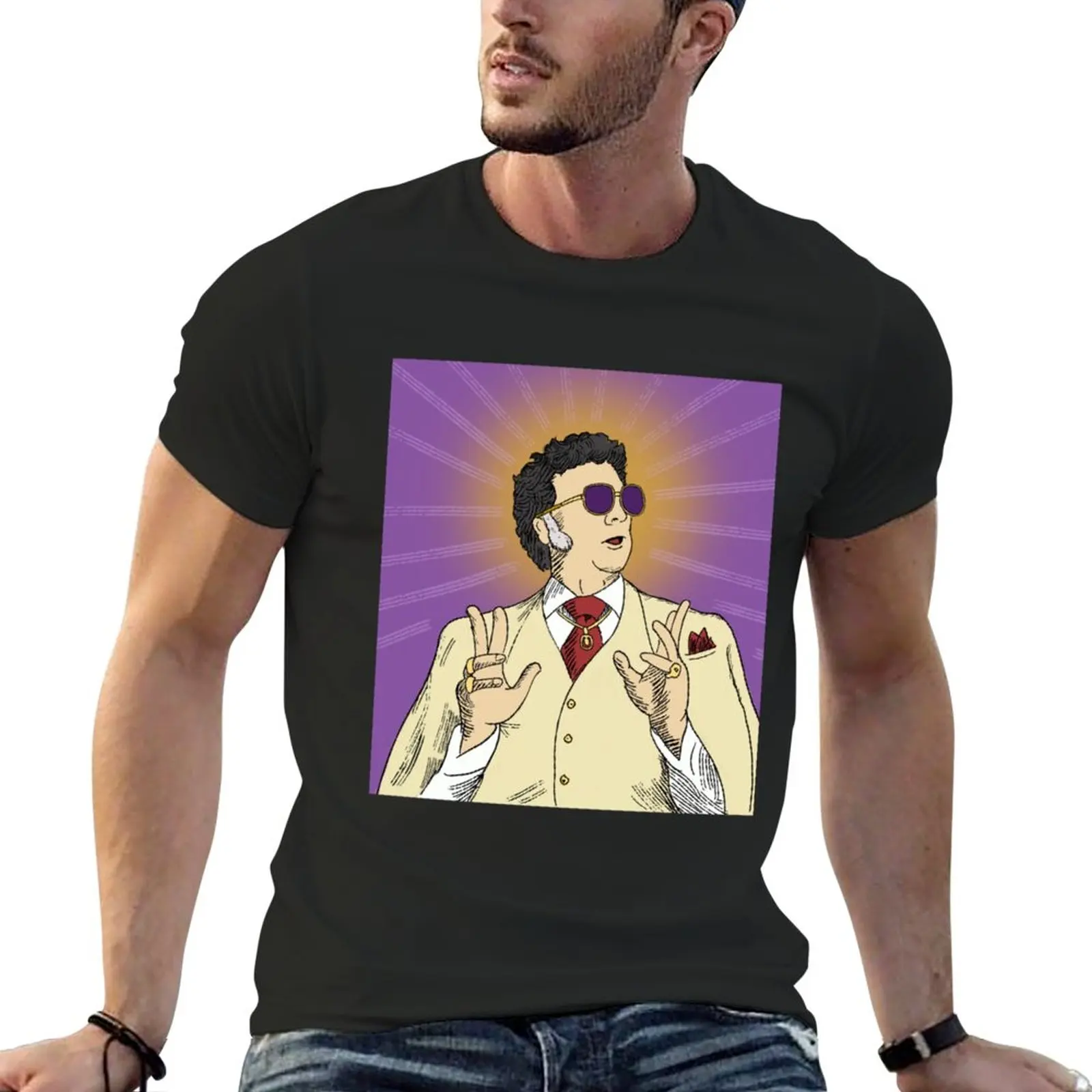 

New Jesse Gemstone T-Shirt korean fashion customized t shirts black t-shirts for men