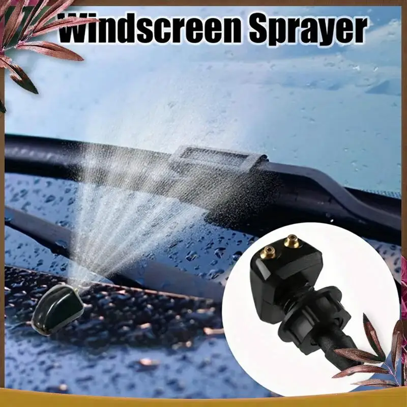 

AB59-1 пара автомобильных передних лобовых стекол, универсальная насадка для омывателя, распылитель воды, автомобильные принадлежности, черный с пряжкой для установки