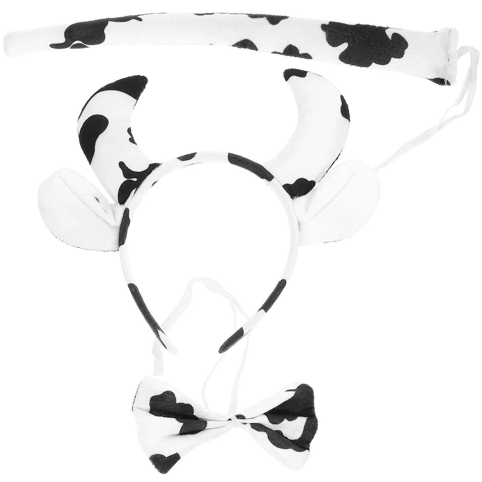 

Cow Ear Headband Party Favors Tail Ears Costume Accessories Animal Headbands Cosplay Adult Halloween