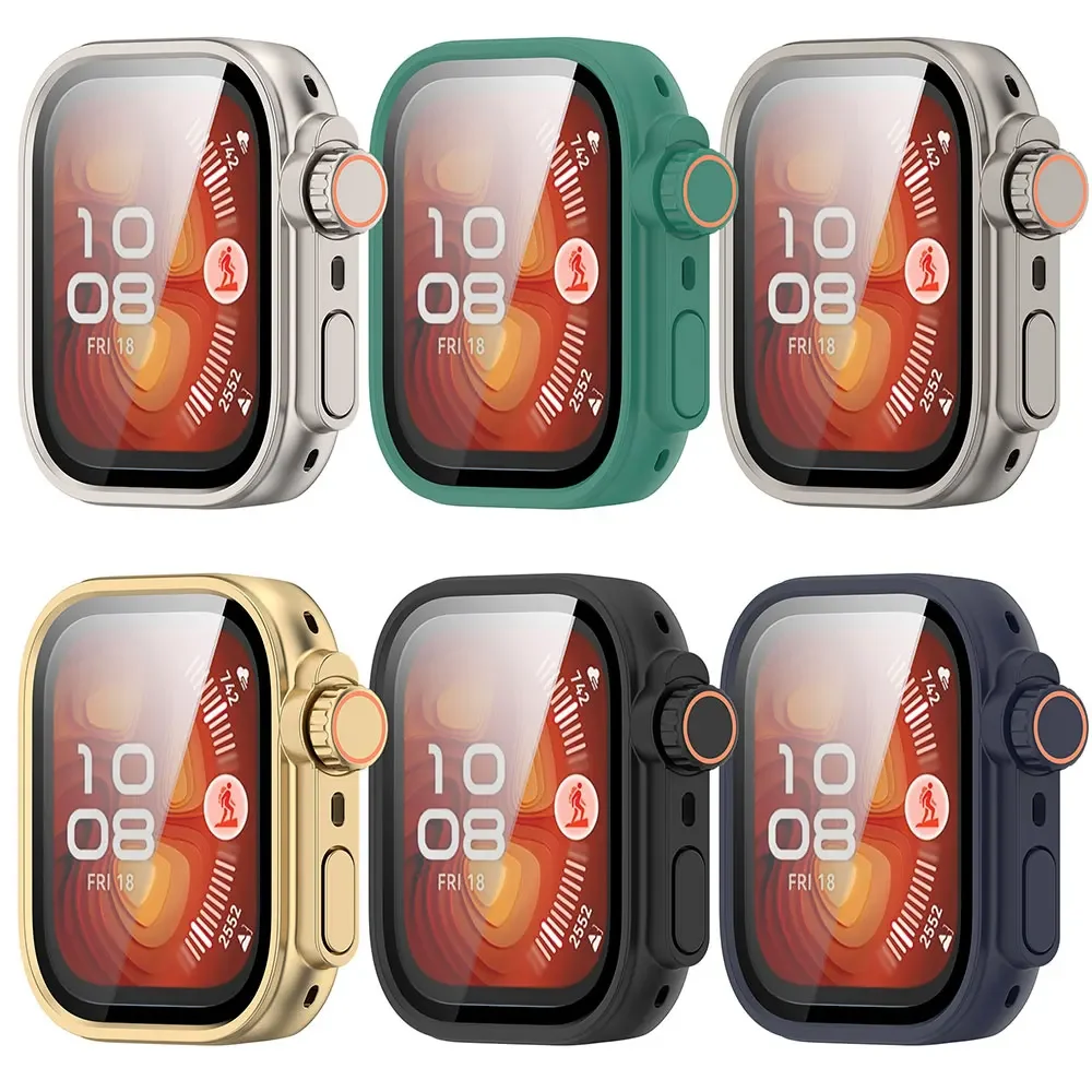 Caja cambiada a Ultra Watch para Huawei Watch Fit 4Pro/4/3, carcasa protectora de pantalla + cristal para Huawei Fit4 Pro/4/3, actualización a Ultra 2