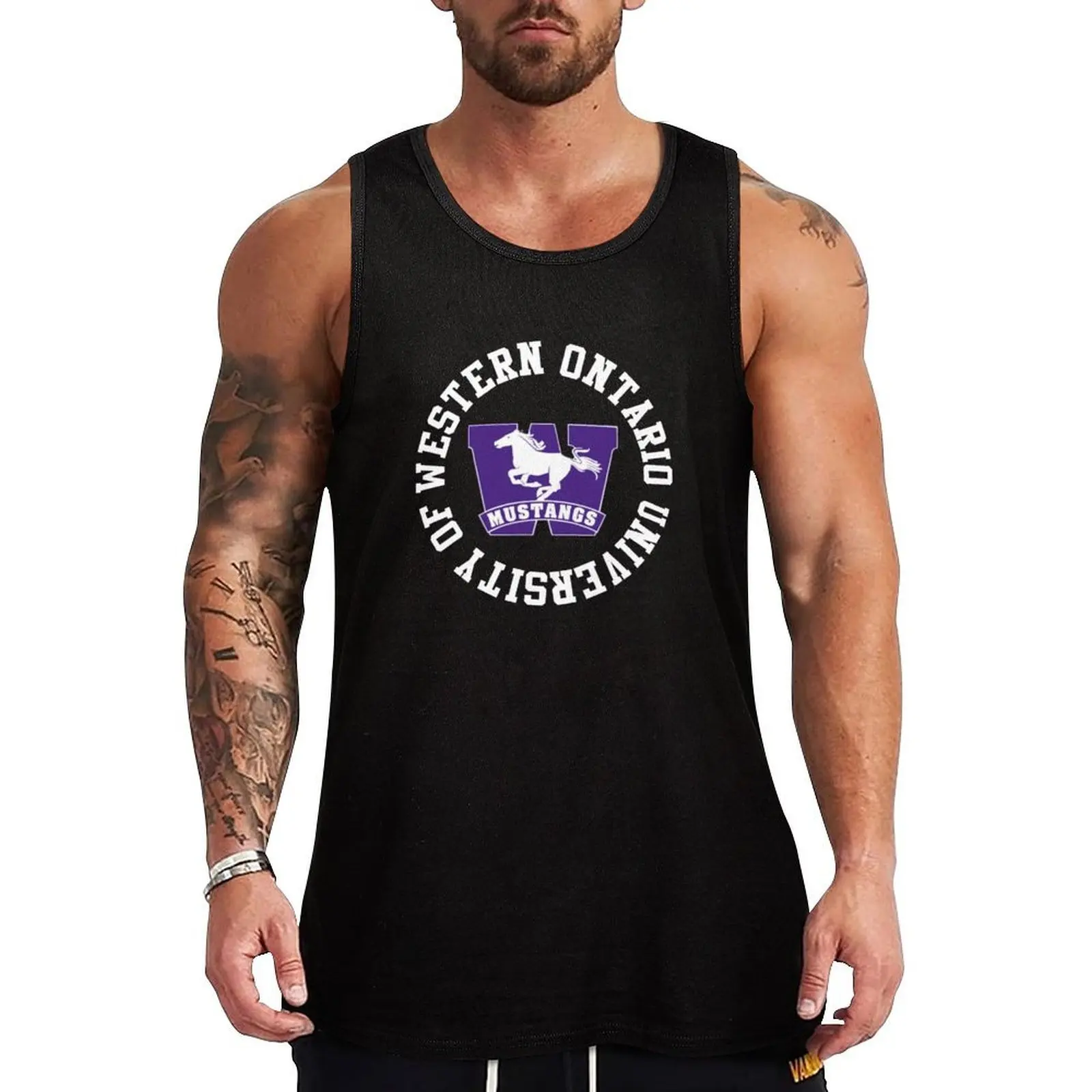 UWO Canada Tank Top Comfort Stretch Tank Top Relaxed Fit Sleeveless
