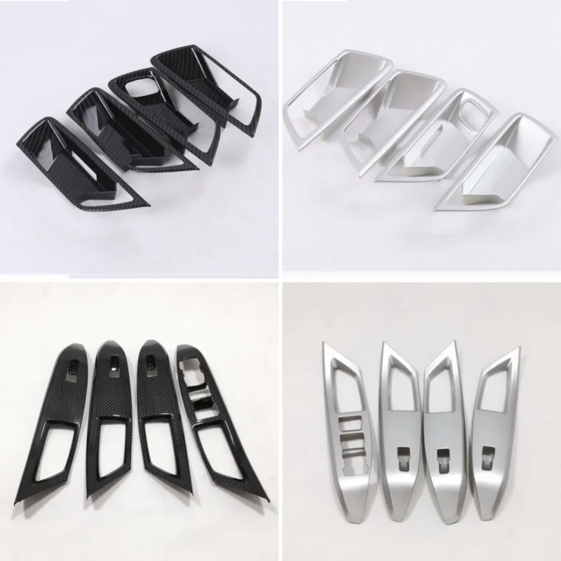 LHD For Ford Focus MK4 ST Line 2019-2021 Interior Mouldings  Inner Side Car Door Handle Pull Bowl Cover Trim Inner Handle Frame
