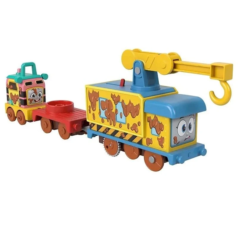 Electric Thomas & Friends MUDDY FIX EM UP FRIENDS CAR BRUNO train alloy model track toy