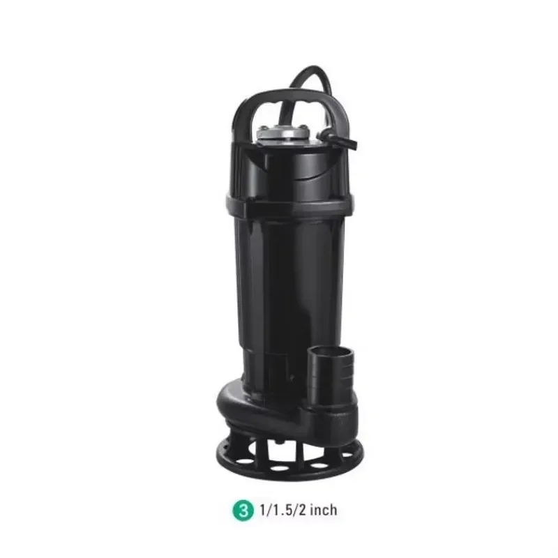 custom 1.5 Inch 24V DC Brushless Cutting Submersible Sewage Pump for River Water Intake