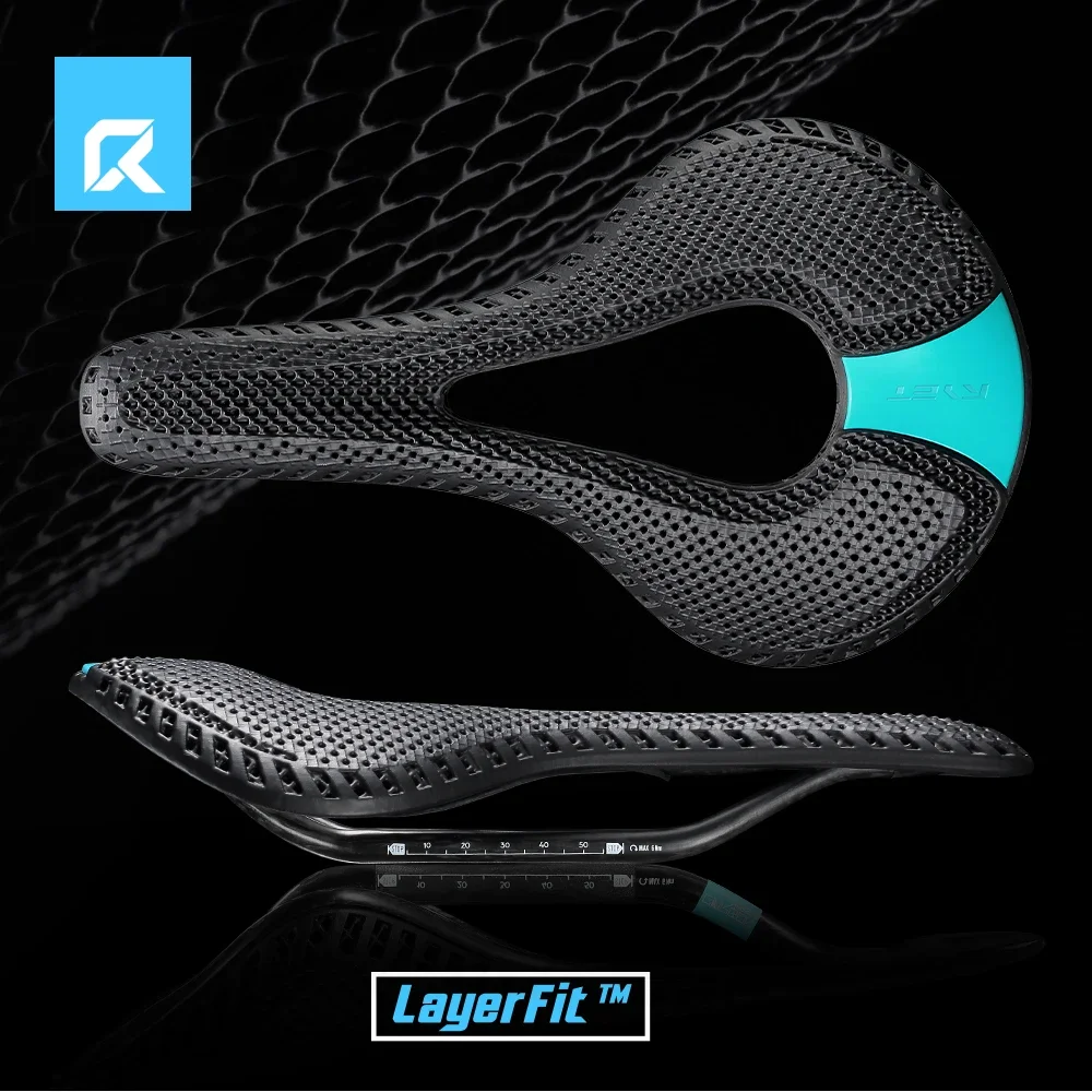 2025 RYET ثلاثية الأبعاد مطبوعة الكربون دراجة السرج 168 جرام 7x9 مللي متر الكربون القضبان 143/150 مللي متر عرض ل الجبلية الحصى والطريق سباق مقعد دراجة