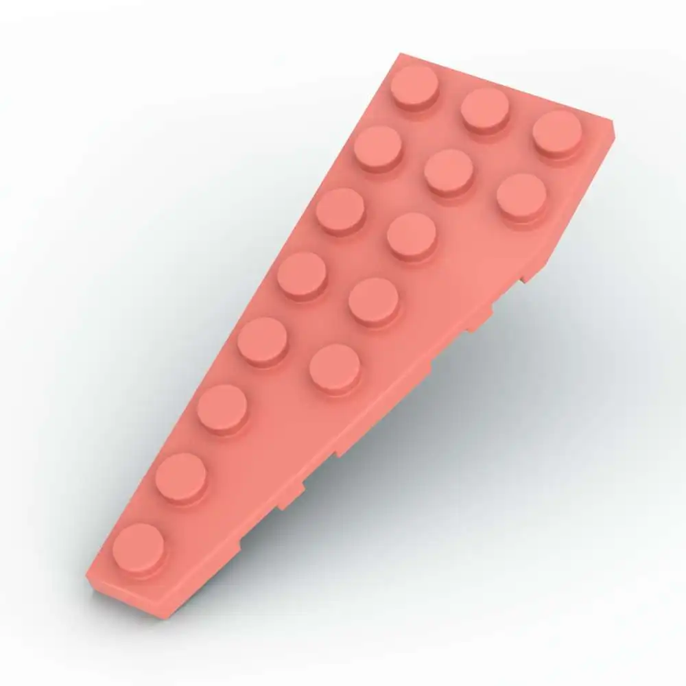 MOC 10PCS Stitching 50305 8x3 Left Board House Brick Wedge Plate Building Block Creative Toys Boys Kids Especial Holiday Gifts