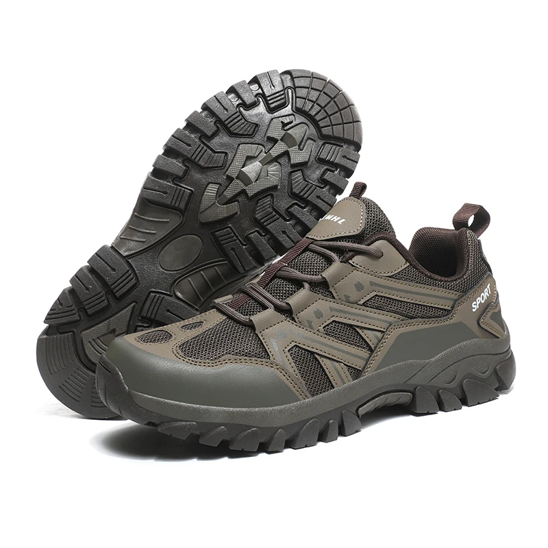 

Men Hiking Shoes Summer Outdoor Casual Sneakers Comfortable Mountain Shoes for Men Large Size Hill Forest Walking Sneakers