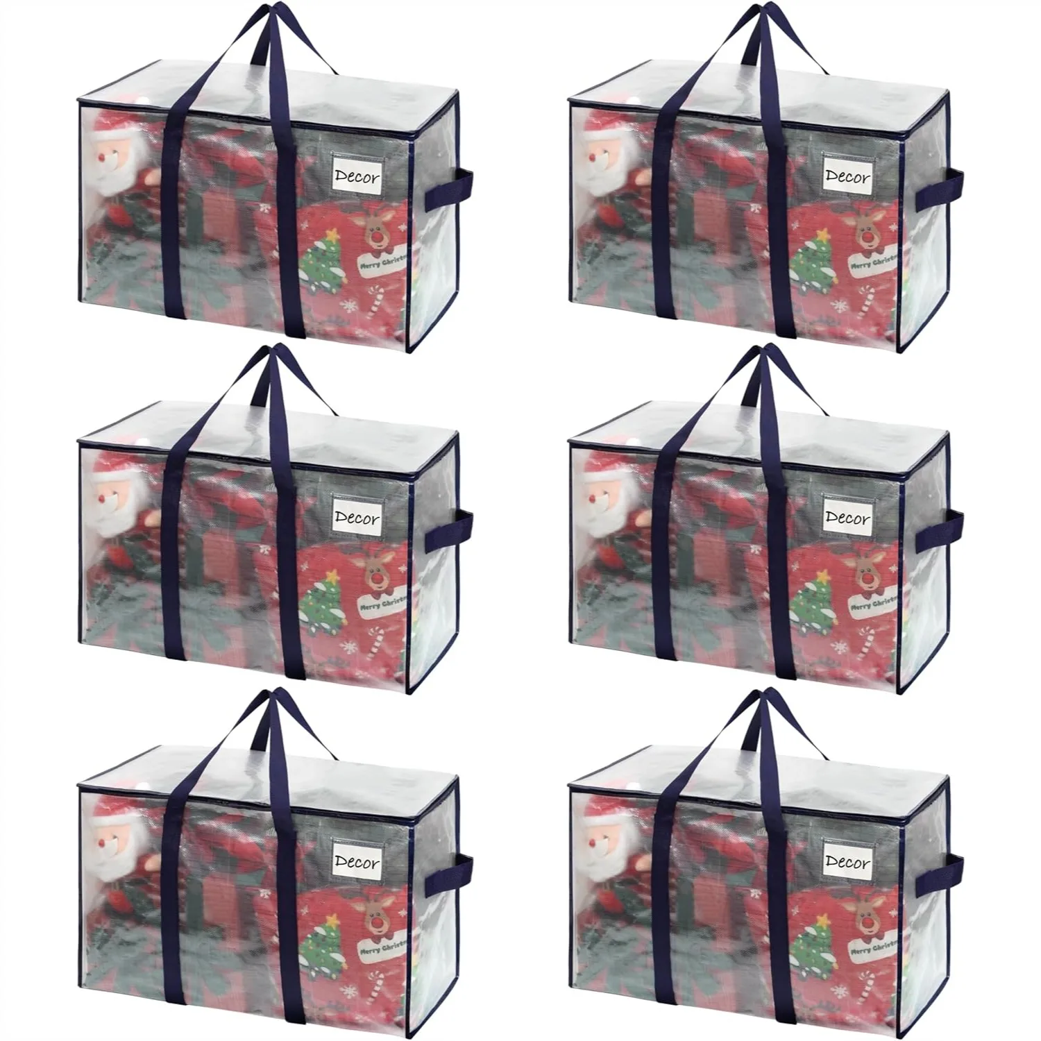 

Extra Large Moving Bags with Reinforced Handles, Heavy Duty Storage Bags for Clothes & Dorm, Foldable Reusable Moving Box