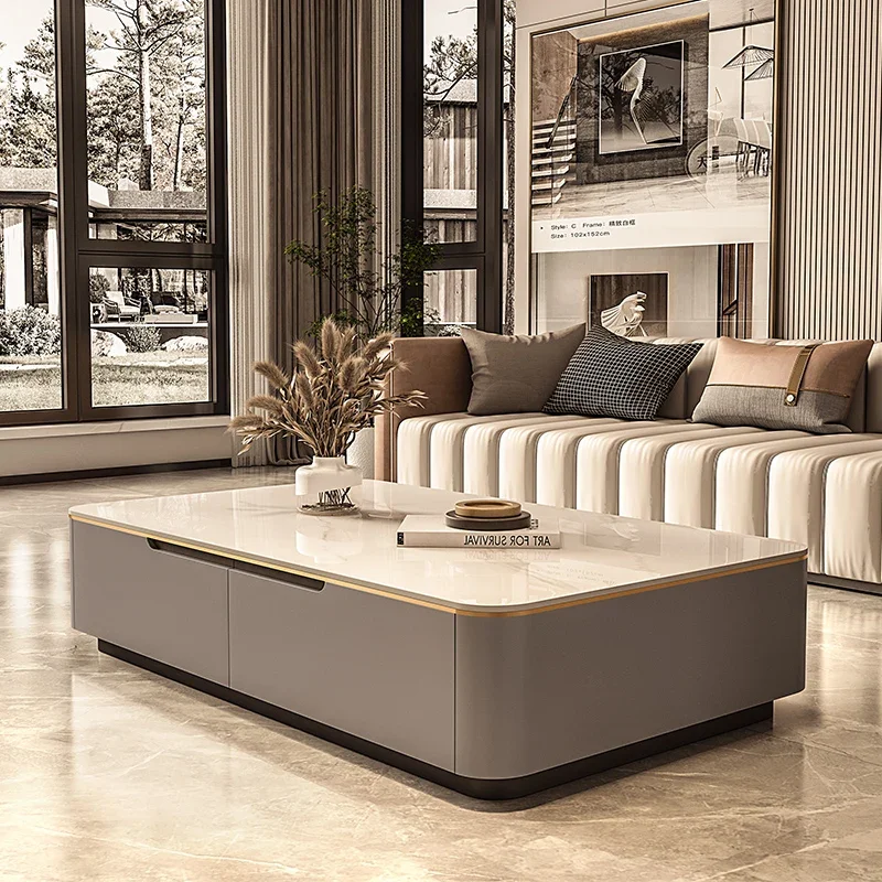 

Decor Living Room coffee table Storage Items Nordic Luxury Design coffee table Designer Space Saving Mesa De Centro Sala