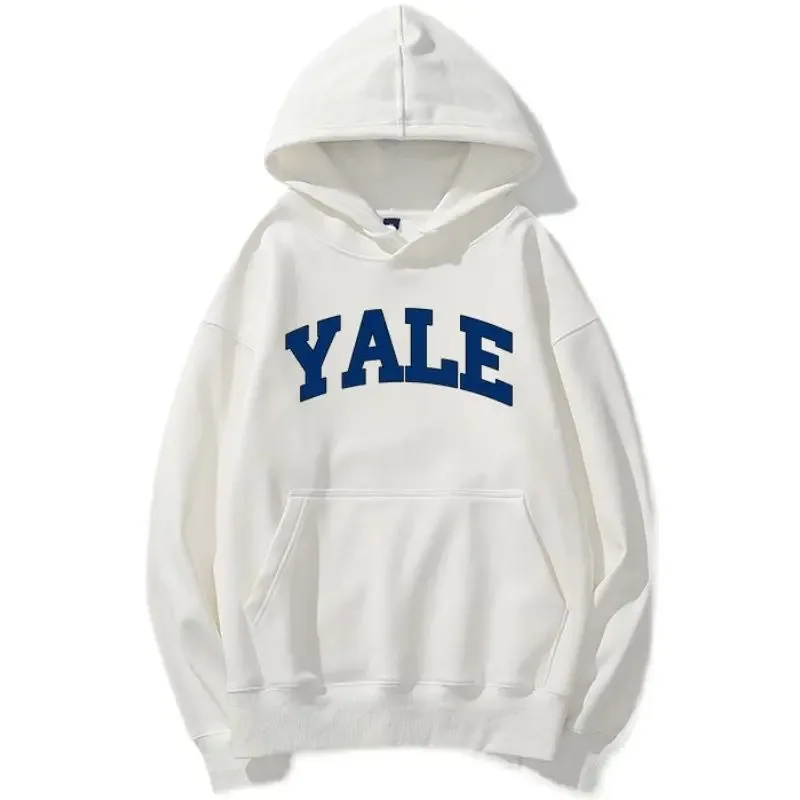 2024 Yale University YALE Printed Hoodie Unisex Cool Casual Long Sleeve Hoodie