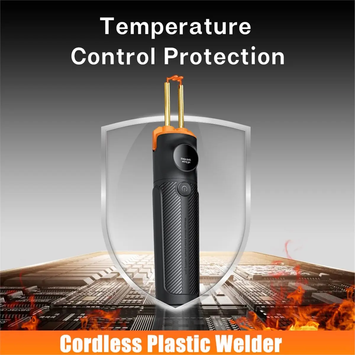 DT81 Portable Hot Stapler Plastic Welding Machine Car Bumper Repair Kit PVC Plastic Repairs Cordless Handheld Plastic Soldier