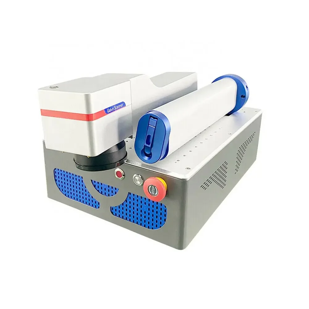 Raycus 30W Fiber Laser Marking Machine Laser Engraving Machine 110*100mm Metal Steel Marking Foldable