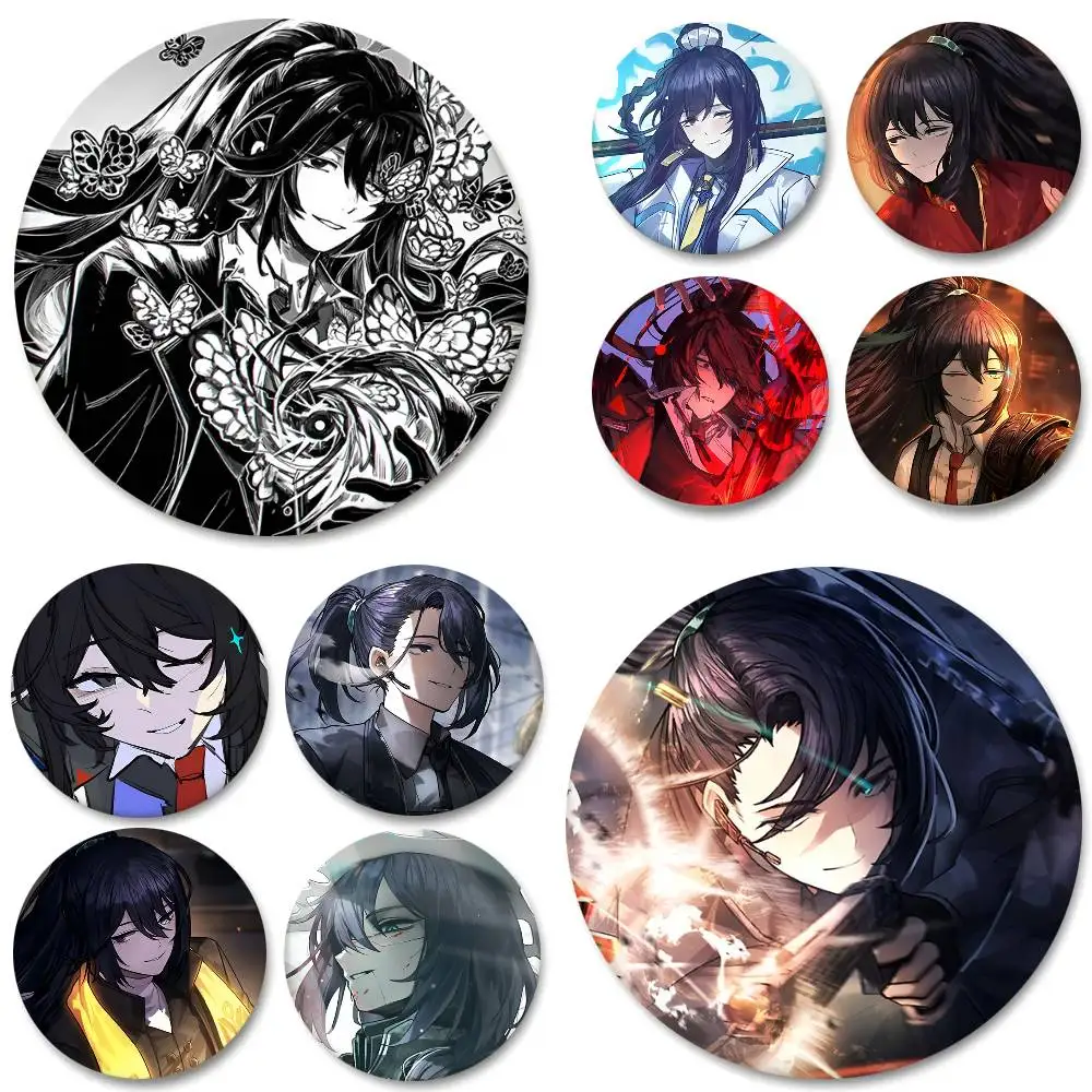 Anime-Charaktere Hong Lu Rundes Abzeichen Kreative Brosche Kleidung Rucksack Accessoires Anstecknadel