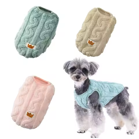 Autumn Winter Warm Dog Clothes For Small Medium Dogs Cat Soft Cozy Outdoor Puppy Jacket Coat French Bulldog Schnauzer Outfits