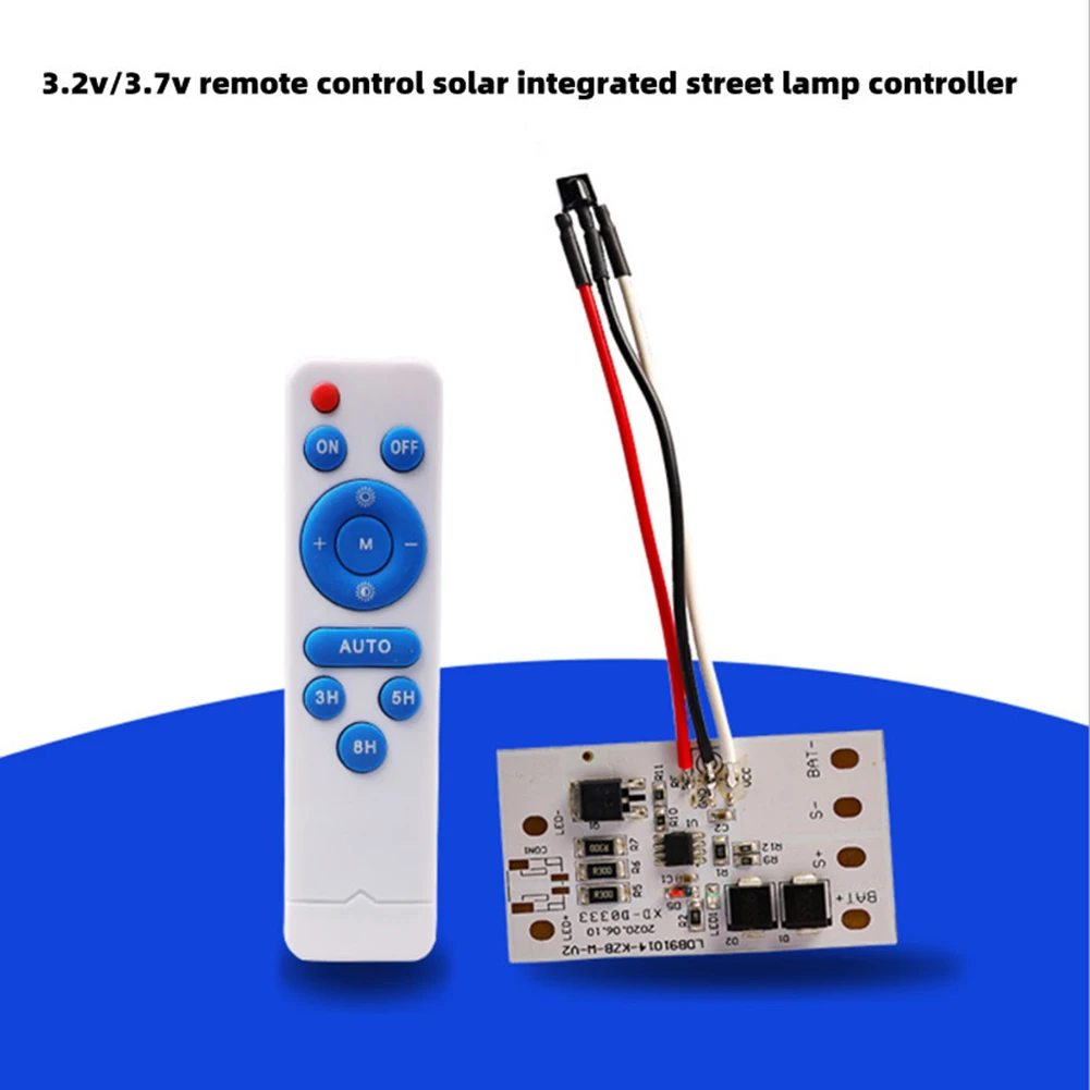 3.2V 3.7V Solar Charging LED Ceiling Light Circuit Board Controller with Remote Retrofit of Solar Integrated Street Lamp