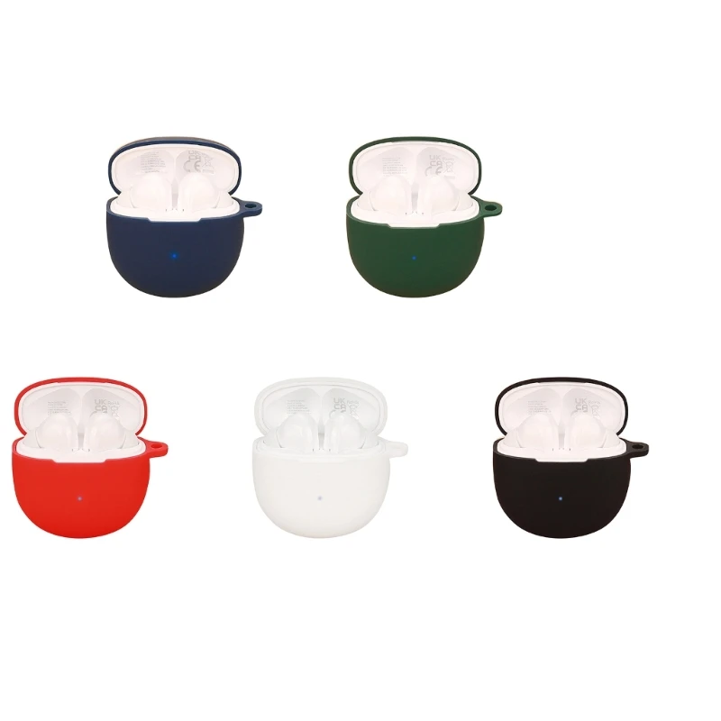 Противоударный чехол для наушников, приятный для кожи чехол для QCY T18 Melobuds, силиконовый защитный чехол, моющийся защитный чехол, нескользящий рукав