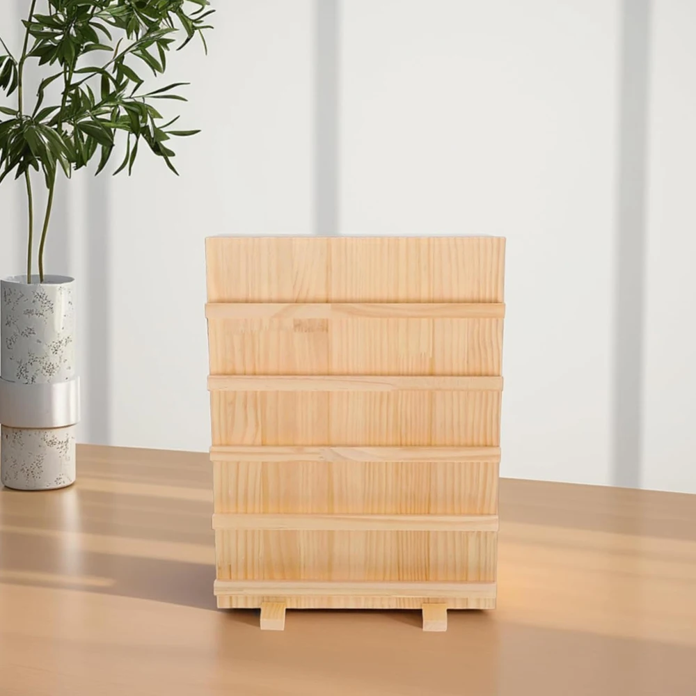 Wooden Jewelry Display Stand Earring Bangle Display Holder Card Holder Jewelry Organizer Detachable Earring Storage 5 Layers