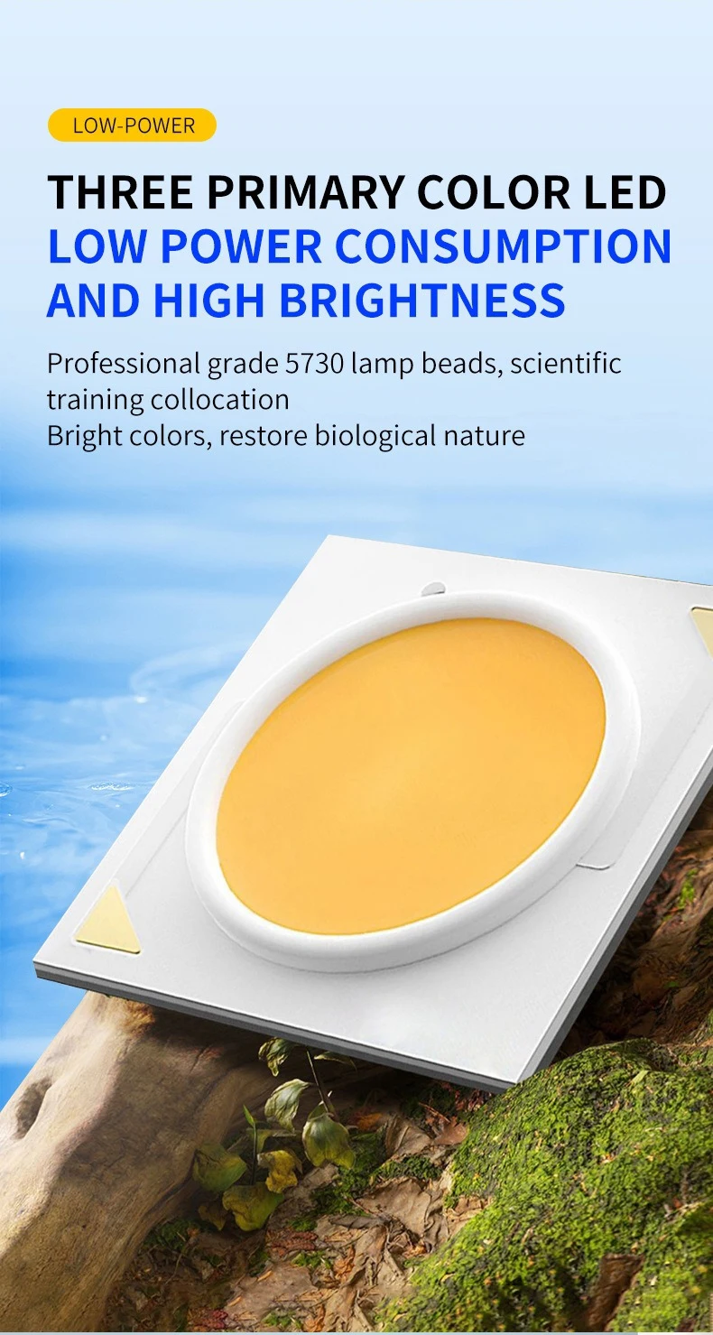 USB Aquarium LED-Licht Vollspektrum Aquatische Pflanzenwachstumslampe Fischbecken Einstellbare Helligkeit Dimmbar Zeitgesteuert 360° ° Drehbare Leuchte – Detail 10