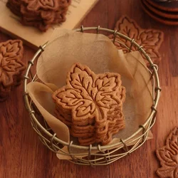 3D Maple Leaf Cookie Cutters Autumn Leaf Shape PLA Plastic Baking Mould Fondant Pastry Cake Decor Tools DIY Baking Biscuit Mold