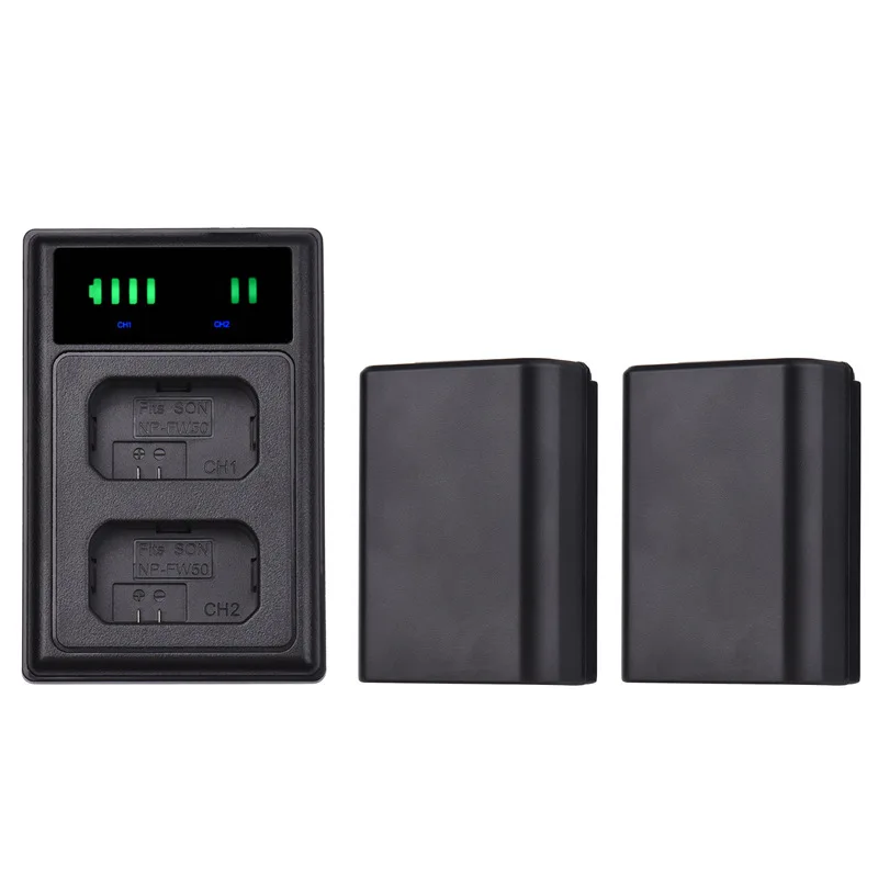 NP-FW50 Camera Battery Compatible with Sony NEX-5N NEX-6 NEX-7 A7 A7S A5000 A6500 Mirrorless Camera Replacement Battery