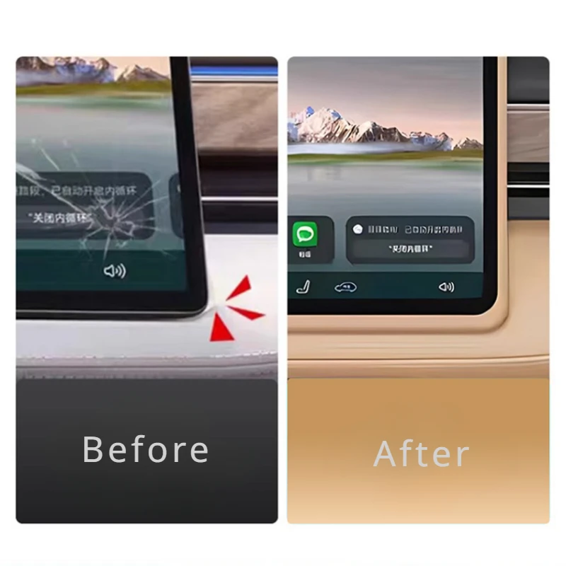 For Huawei  AITO M7 Car Center Screen Silicone Protective Cover Navigation Screen Film Car Interior Refit Parts Accessories