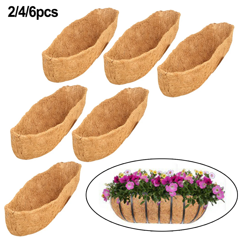 

Natural Coconut Fiber Hanging Basket Liner Flower Basket For Gardening & Decor Hanging Baskets Flower Basket For Home Gardening