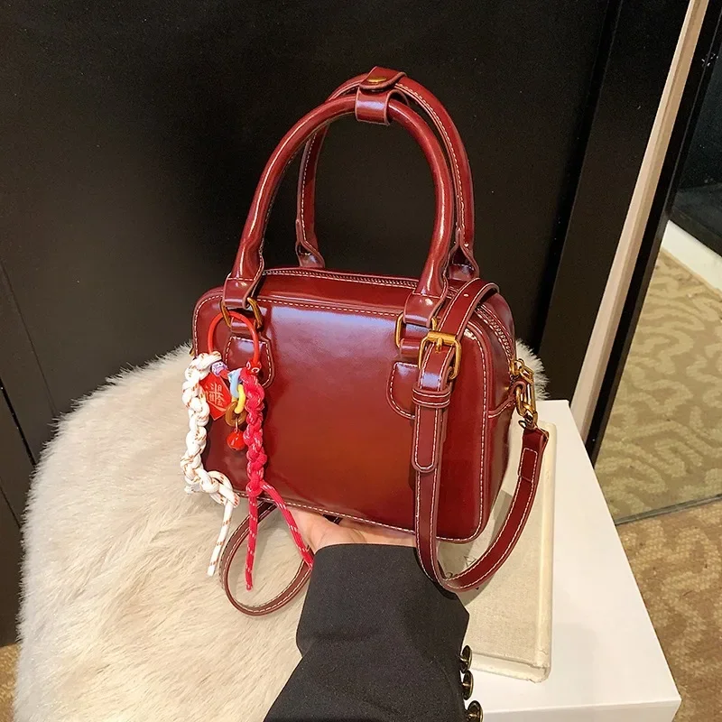 

Fashion Versatile Bag for Women Spring 2025New Simple Single Shoulder Crossbody Handheld Small Square Bag Sac Fashion Une Épaule