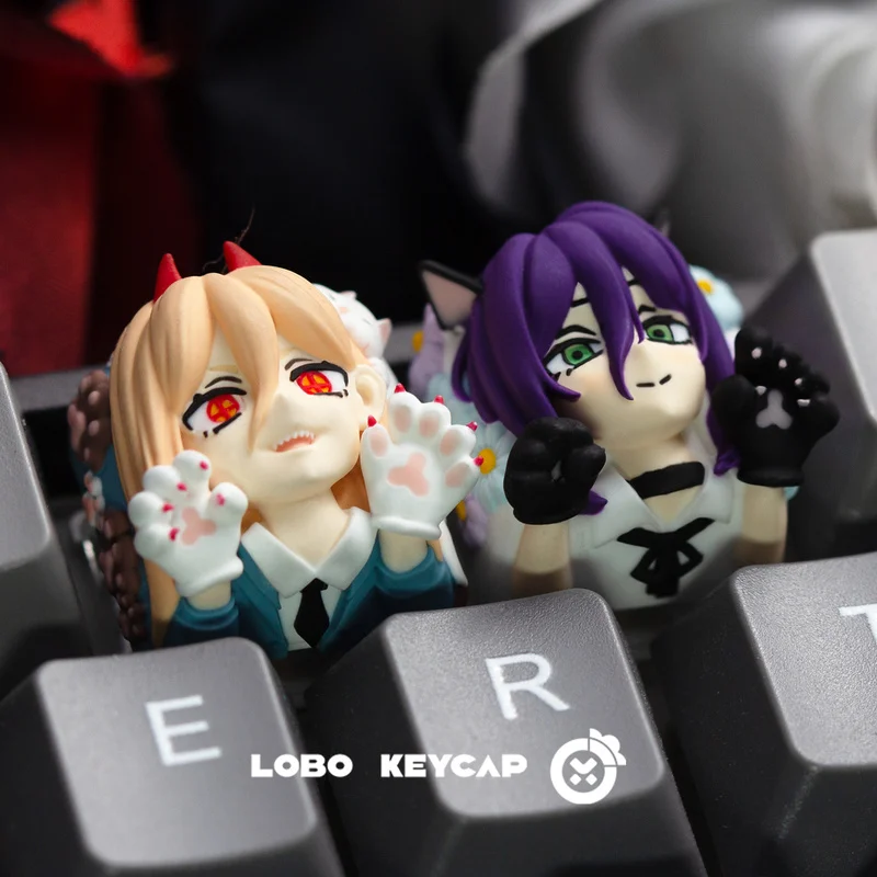 

Keycap Chainsaw Man Renee Pava Personalized Keycap Single Cute Resin Mechanical Keycap Customized Esc Gift