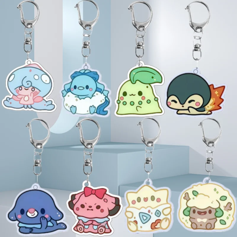 

Популярные акриловые брелоки с персонажами аниме: Сквиртл, Мьюту, Рейкуаза, Инфернэйп. Подарок для друзей, ручная работа, изысканный кулон для сумки.