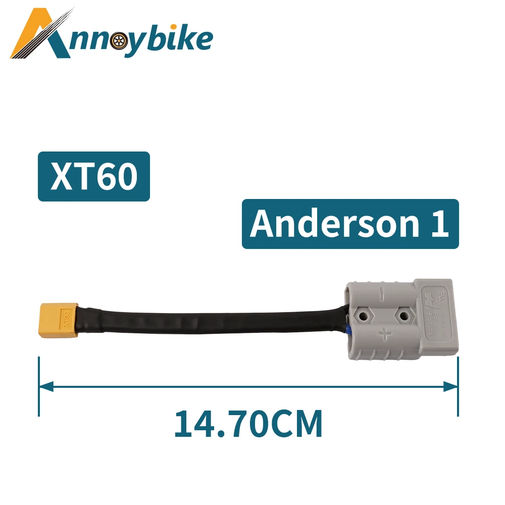 Battery XT60 Dullet T Port XT90 Anderson 2 Anderson 1 Pin Port connector battery adaptor mountain bik E-bike scooter kart