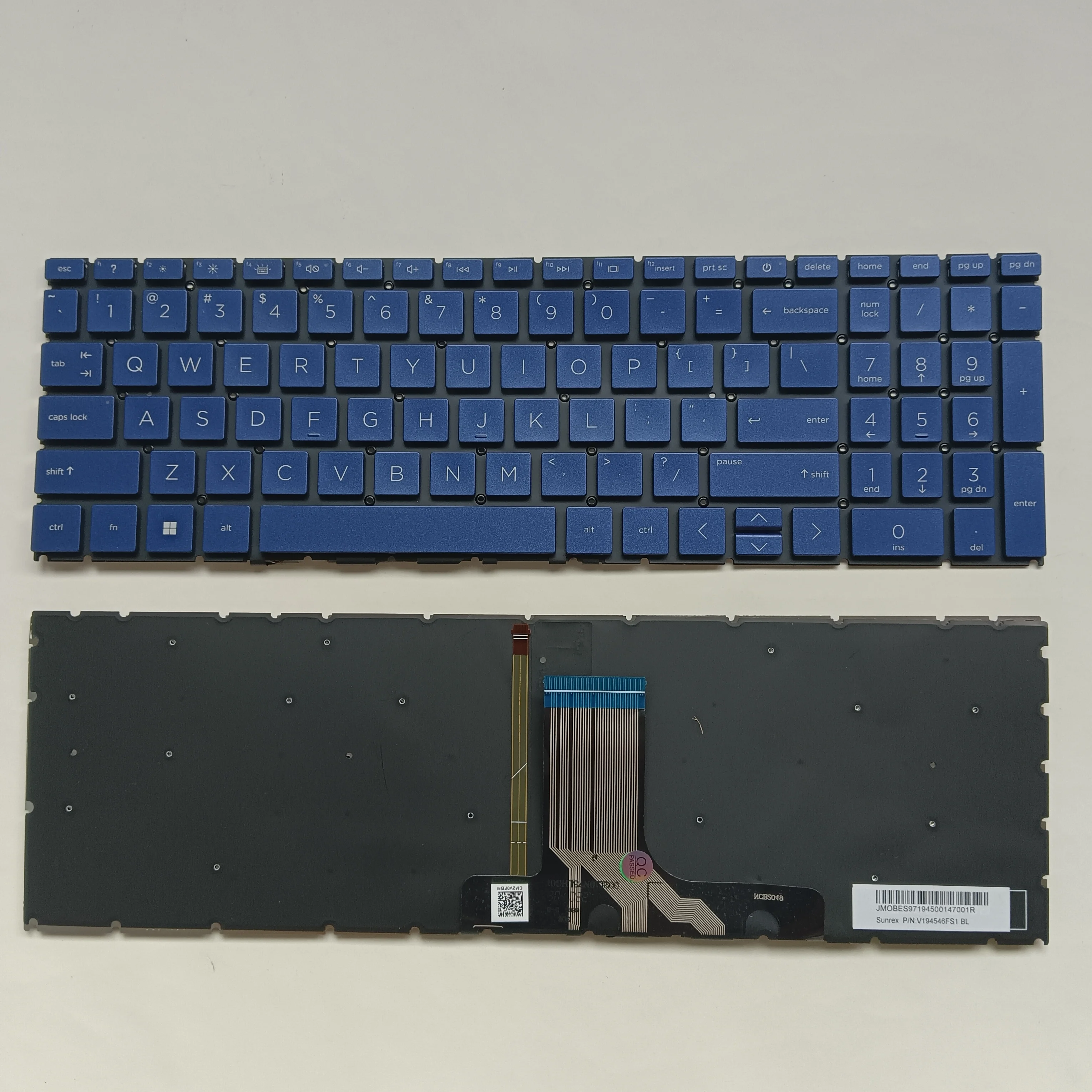 US Russian French Backlit For HP Pavilion 15-EH 15-EG 15-EG0277NG