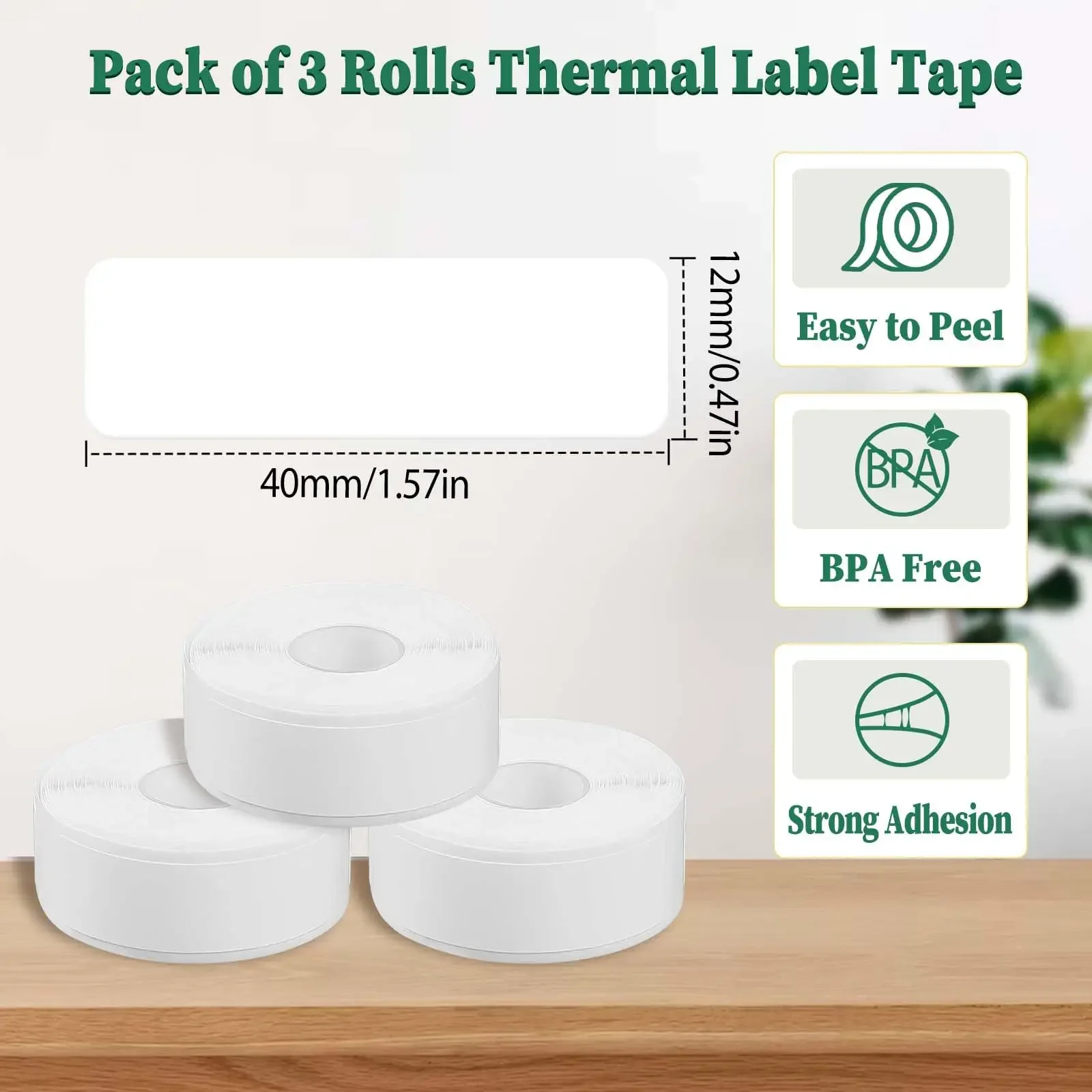 Mini Printer White Sticker Multi-versatile Labels Thermal Printer Paper 160pcs/roll For D30/L13/Q31 For Kitchen Office Cosmetics