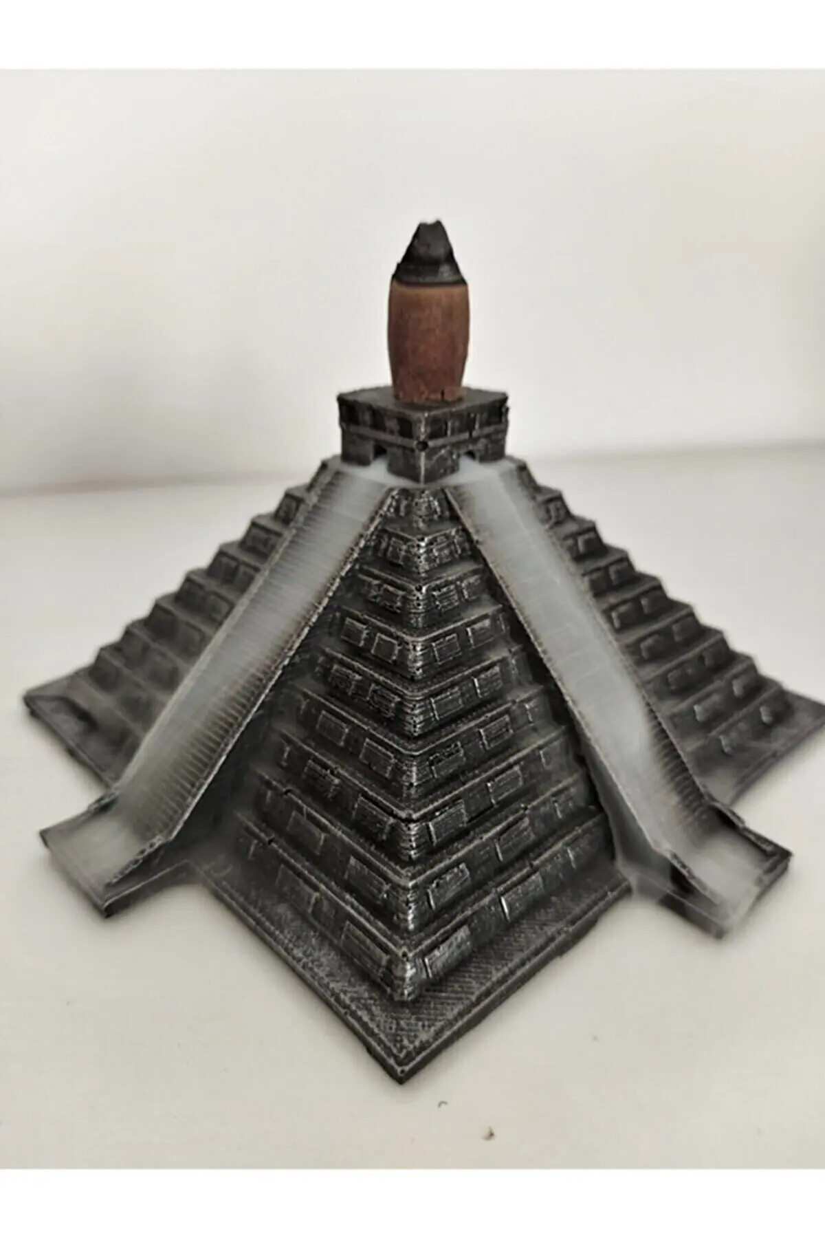 

Pyramid Themed Backflow Incense Waterfall Incense Holder Trinket Sculpture leo551. 100% handmade. Custom design.